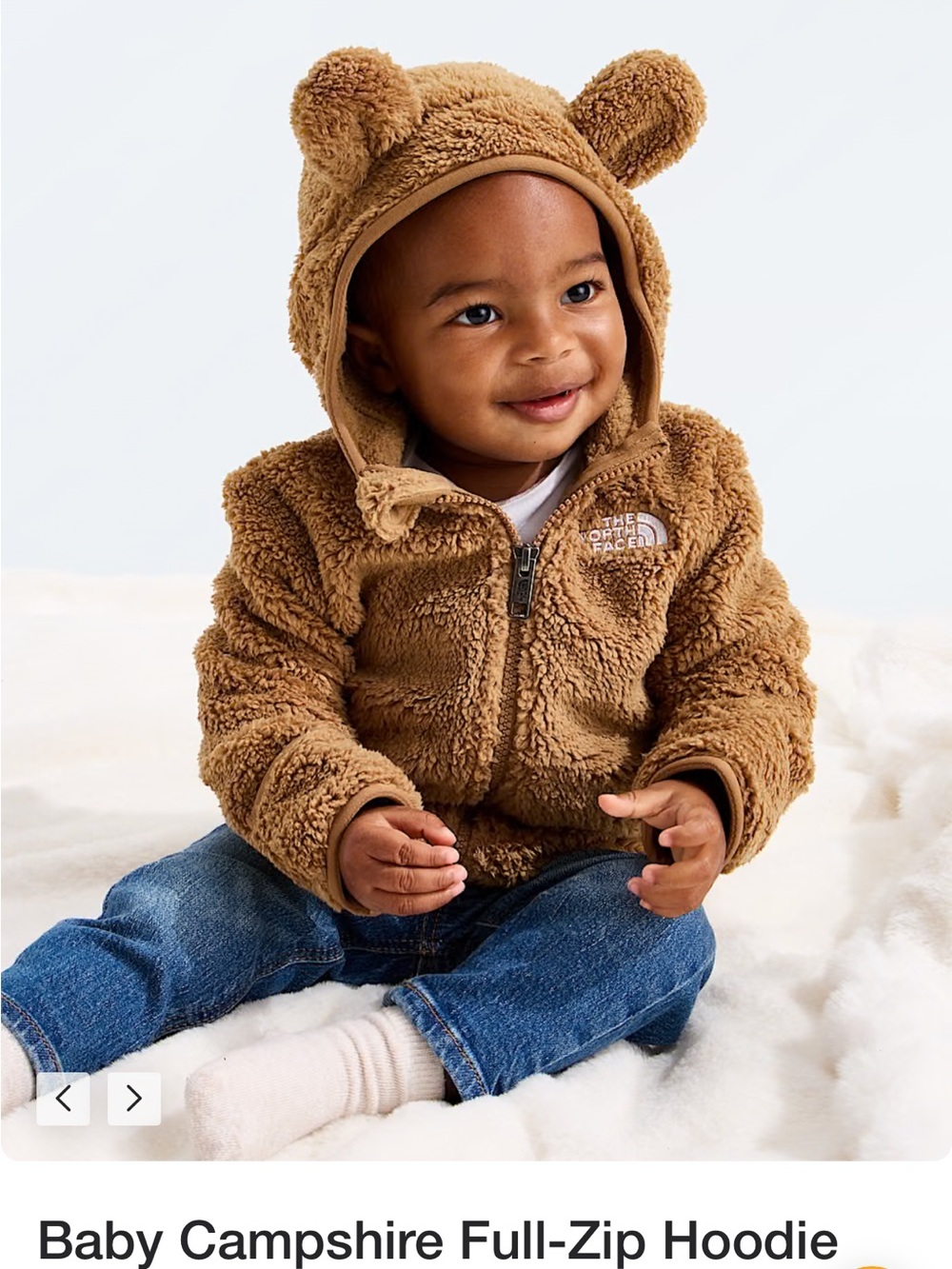 The North Face Sherpa Zip Hoodie - Brown